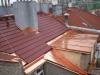 Rekonstrukce střechy s klempířskými prvky z materiálu Cu