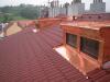 Rekonstrukce střechy s klempířskými prvky z materiálu Cu